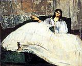 Eduard Manet Baudelaire's Mistress Reclining painting